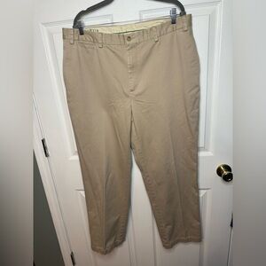 Orvis Men's Khaki Chino Straight Leg Pants Size 38 GUC see pictures hem wear